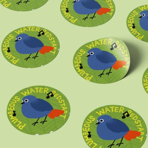 《偷偷野餐的島民小鳥》明信片