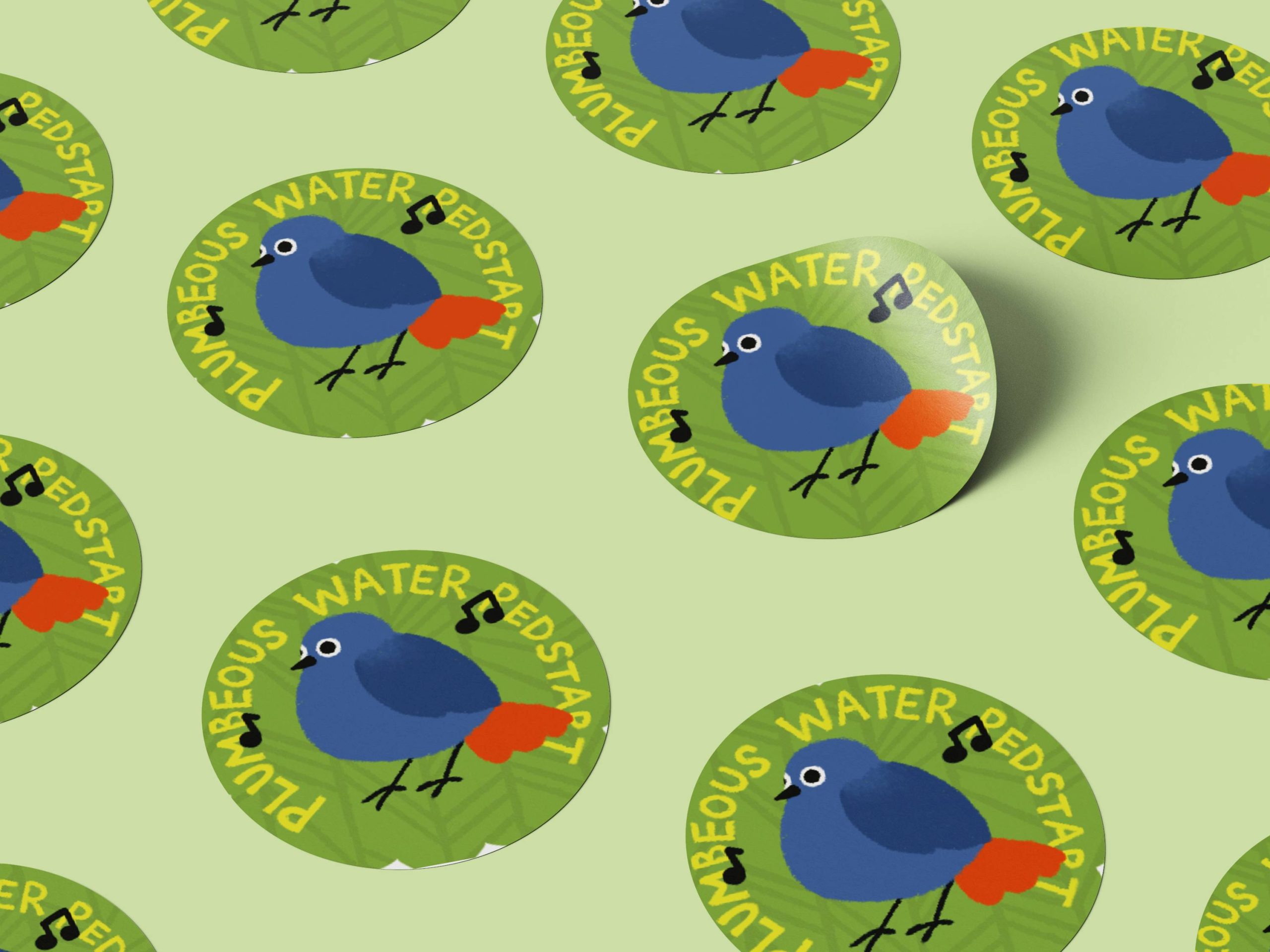 《偷偷野餐的島民小鳥》明信片